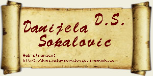 Danijela Šopalović vizit kartica